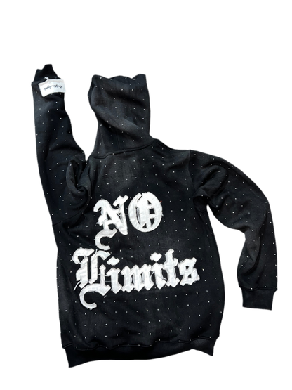 “NO LIMITS” ACID WASH HOODIE