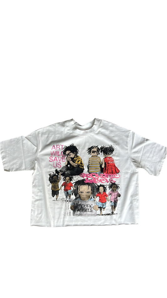 Art Will Save Us Crop Tee